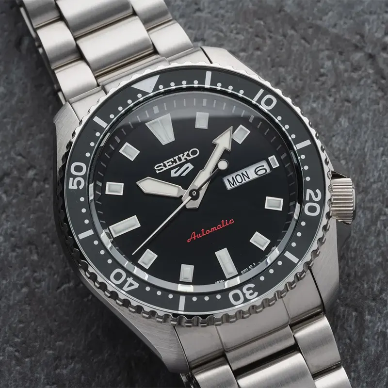 Seiko 5 Sports SKX Black Dial Automatic Men’s Watch- SRPL85